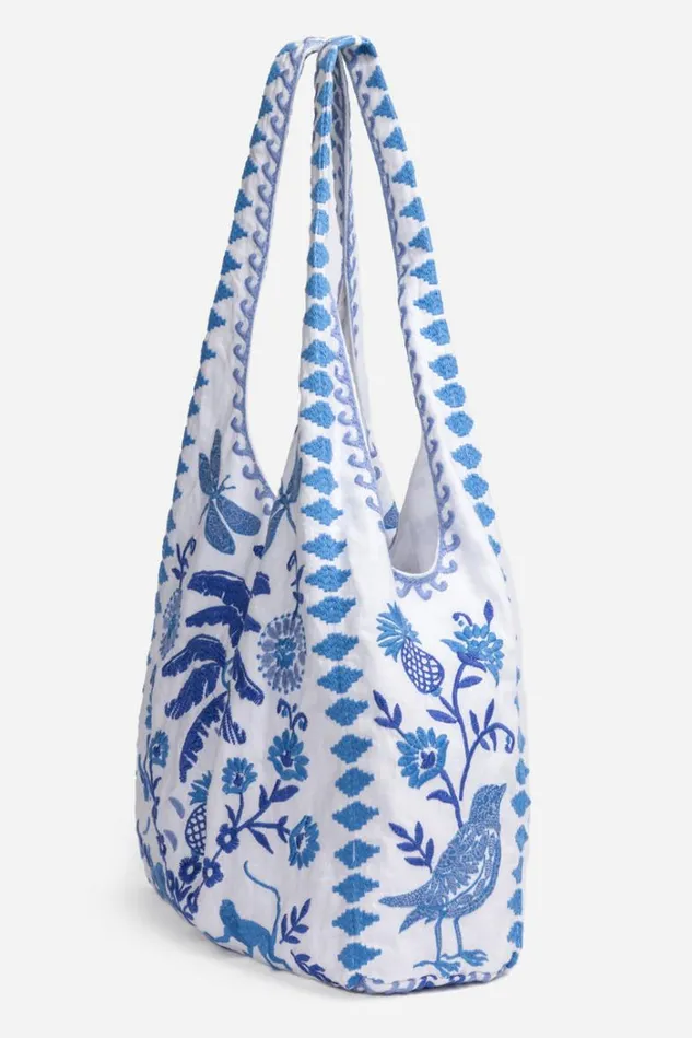 Women TARRA SLOUCHY TOTE BAG White Johnny Was Handbags Women TARRA SLOUCHY TOTE BAG White Johnny Was Handbags