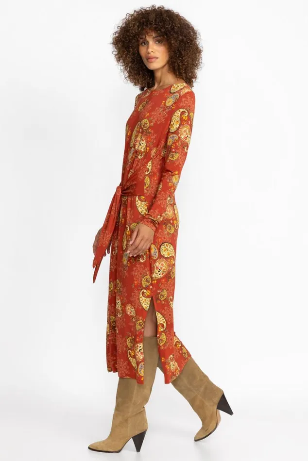 Women The Janie Favorite Long Sleeve Tie Front Knit Dress Paisley Lace Johnny Was Dresses Women The Janie Favorite Long Sleeve Tie Front Knit Dress Paisley Lace Johnny Was Dresses