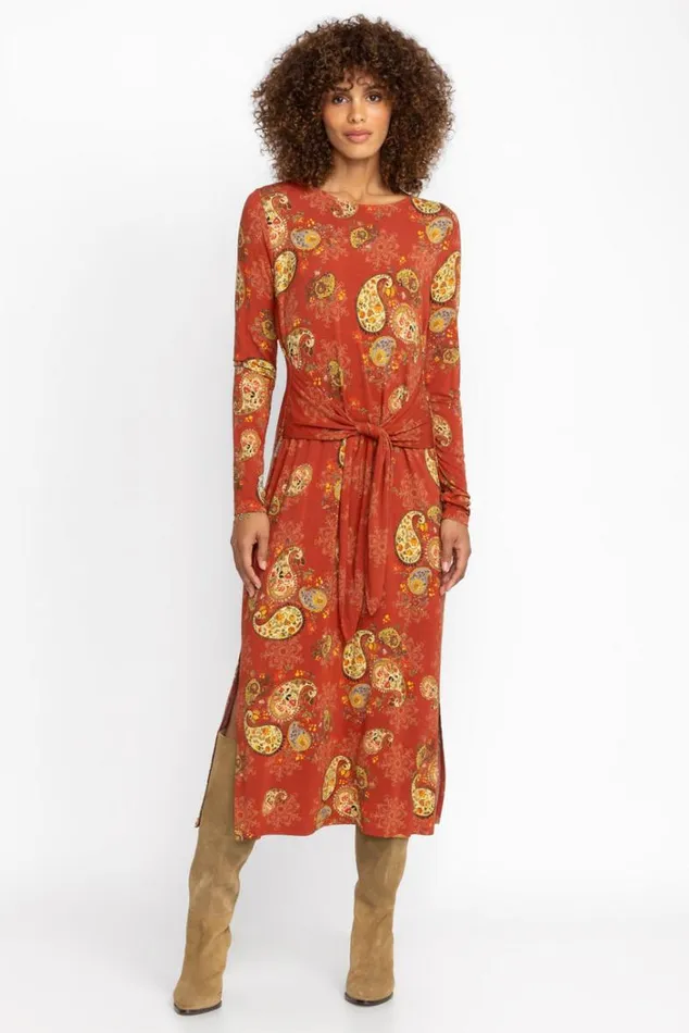 Women The Janie Favorite Long Sleeve Tie Front Knit Dress Paisley Lace Johnny Was Dresses Women The Janie Favorite Long Sleeve Tie Front Knit Dress Paisley Lace Johnny Was Dresses