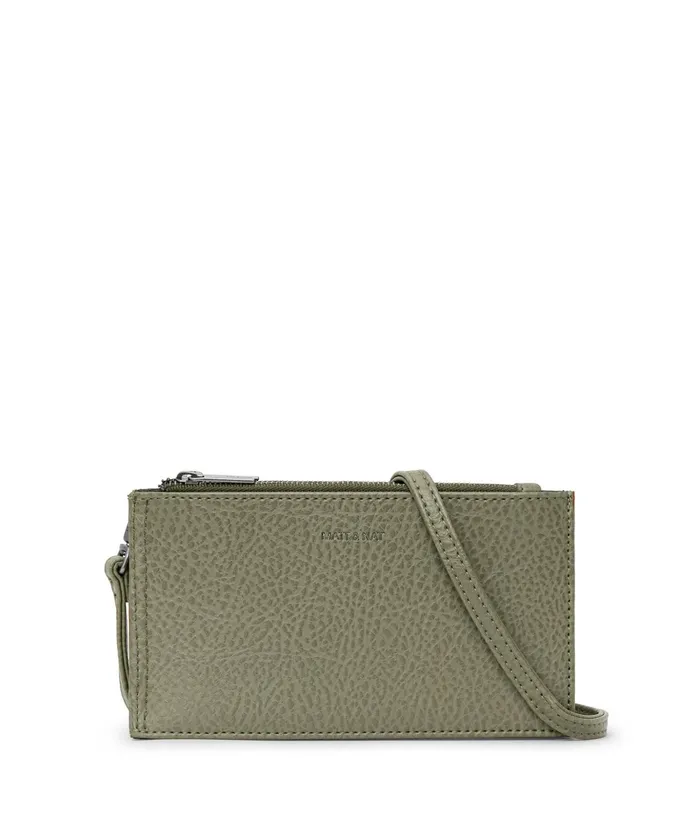 Women Tipei Vegan Crossbody Bag 8211 Dwell Amethyst Matt and Nat Cell Phone Holders