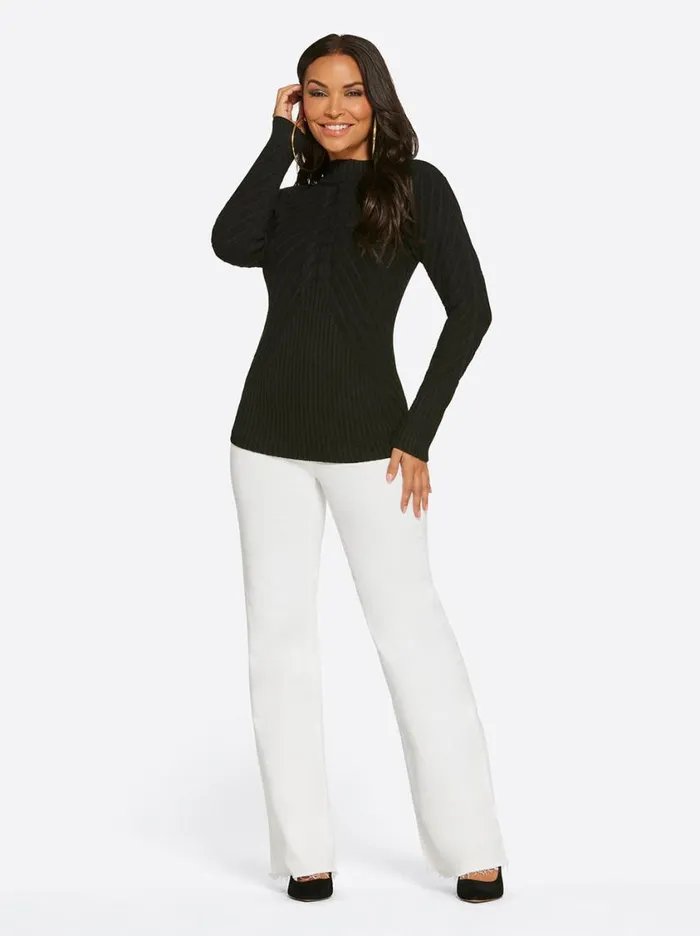 Women Tops and Tees Jessica Simpson Adena Sweater In Black