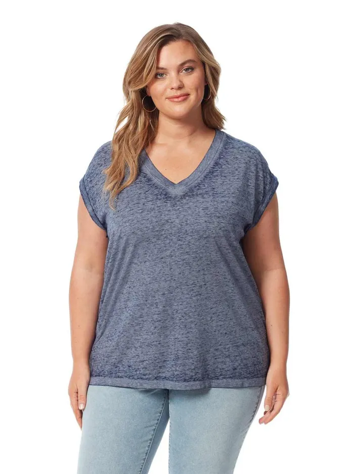 Women Tops and Tees Jessica Simpson Amory Tee In Dress Blues