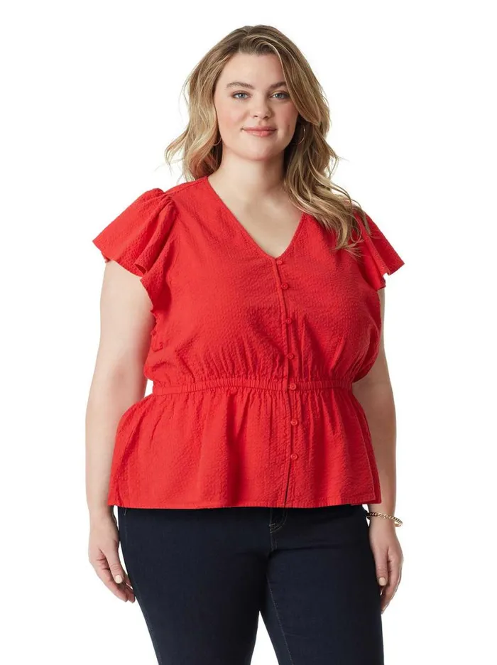Women Tops and Tees Jessica Simpson Candice Shirt In Adrenaline Rush