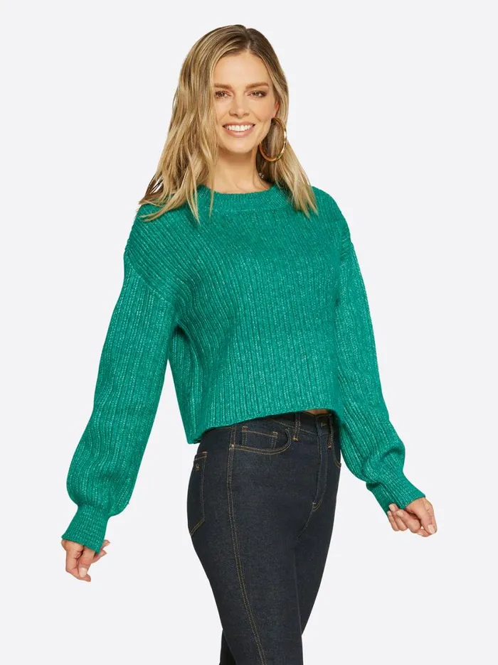 Women Tops and Tees Jessica Simpson Portia Sweater In Corsair