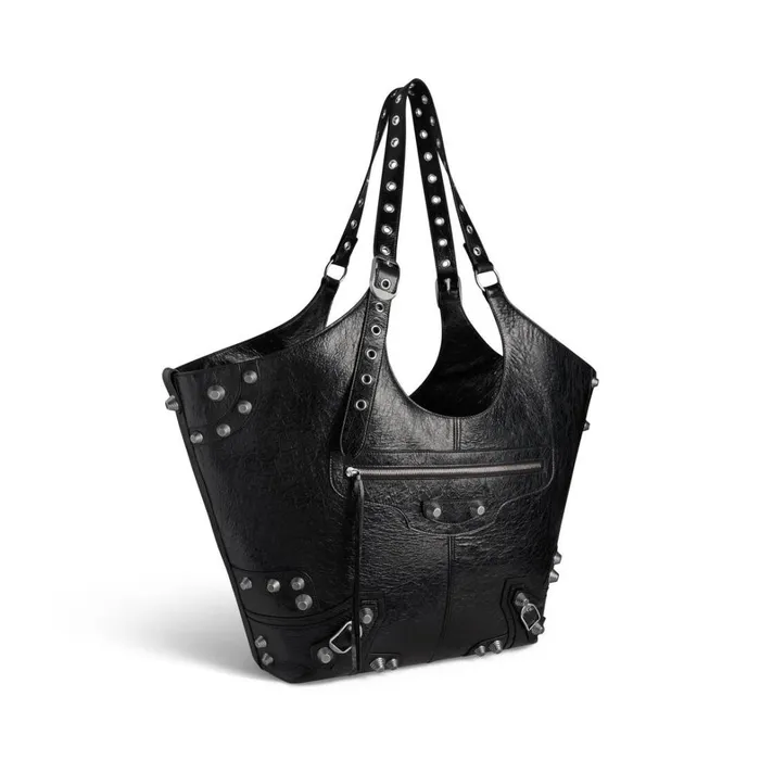 Women Tote Bags Balenciaga Le Cagole Large Carry All Bag In Black