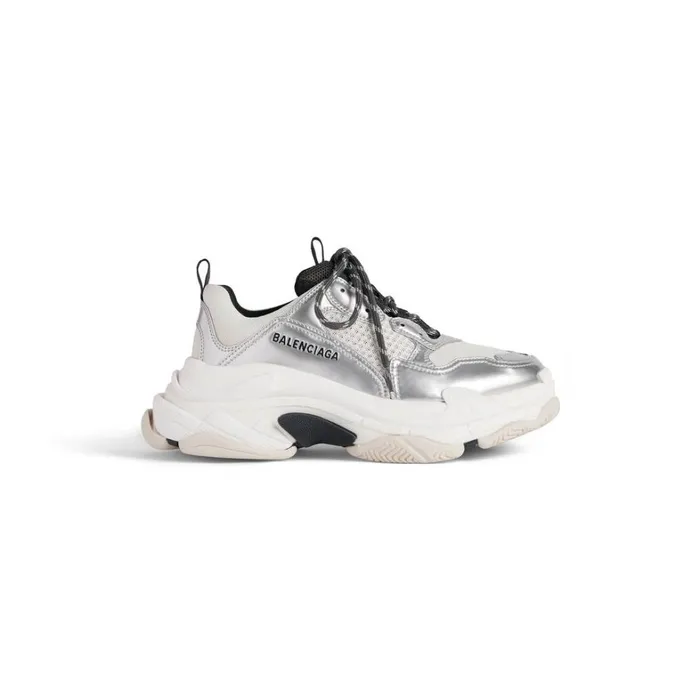 Women Trainers Balenciaga Triple S Trainers In Blackwhitesilver