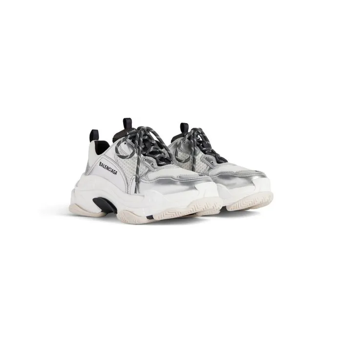 Women Trainers Balenciaga Triple S Trainers In Blackwhitesilver