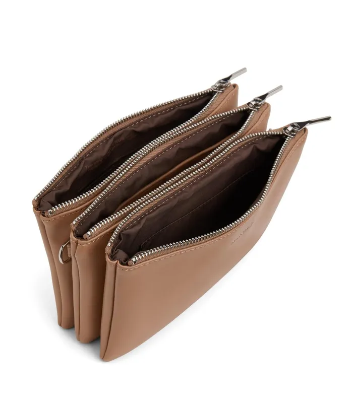 Women Triplet Vegan Crossbody Bag 8211 Loom Cafe Matt and Nat Crossbody