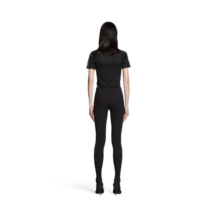 Women Trousers Balenciaga Anatomic Pantaleggings In Black