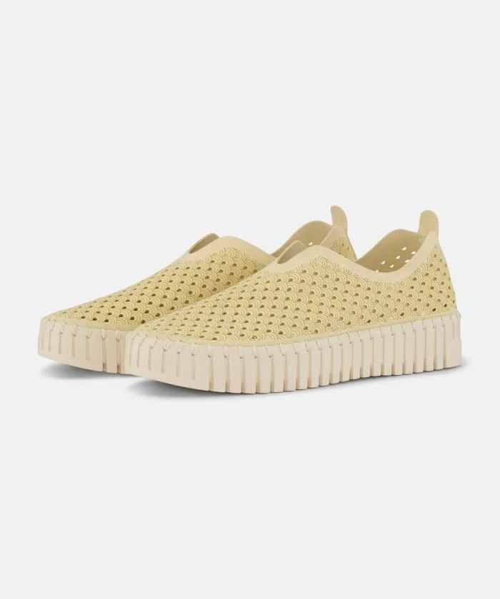 Women Tulip Flats Ilse Jacobsen Flats 8211 Double Cream