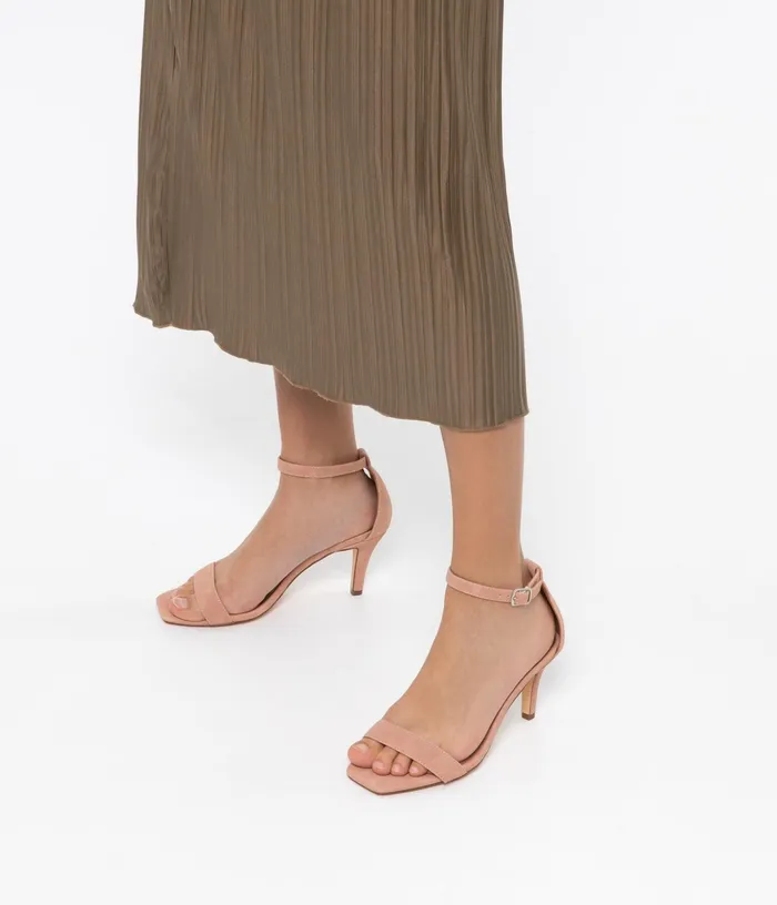 Women Viola Vegan Heels Nude Matt and Nat Heels