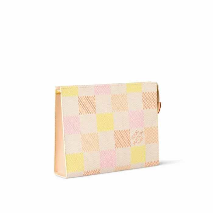 Women Wallets Louis Vuitton Louis Vuitton N40740 Toilet Pouch Peach 8211 Louis Vuitton Handbag Store
