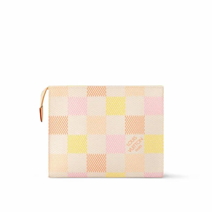Women Wallets Louis Vuitton Louis Vuitton N40740 Toilet Pouch Peach 8211 Louis Vuitton Handbag Store