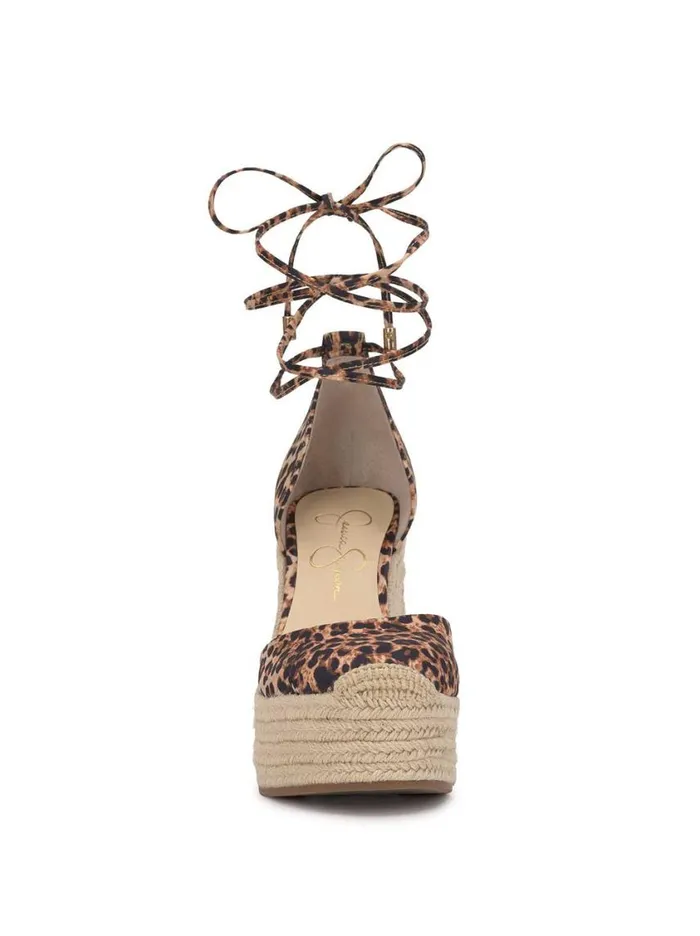 Women Wedges Jessica Simpson Weyla Espadrille Wedge In Leopard