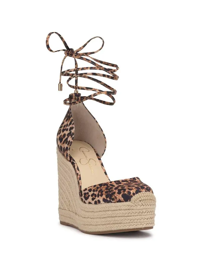 Women Wedges Jessica Simpson Weyla Espadrille Wedge In Leopard