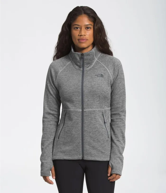 Womens Canyonlands FullZip Fleece Tnf Medium Grey Heather The North Face Softshell Womens Canyonlands FullZip Fleece Tnf Medium Grey Heather The North Face Softshell