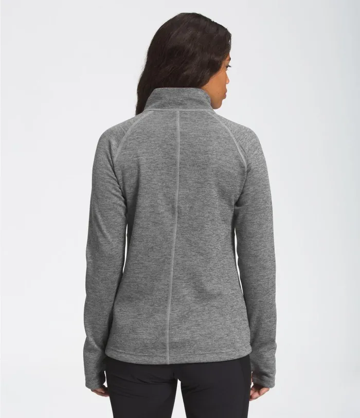 Womens Canyonlands FullZip Fleece Tnf Medium Grey Heather The North Face Softshell