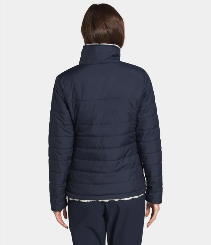 Womens Mossbud Insulated Reversible Jacket Aviator Navyvintage White The North Face Insulated and Down Jackets
