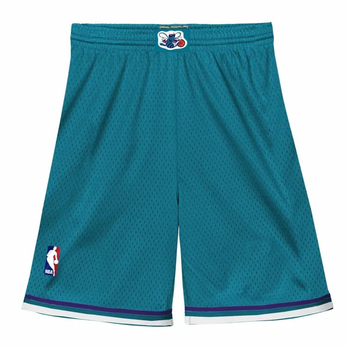 Youth Big Kids Mitchell and Ness Swingman Charlotte Hornets Road Shorts