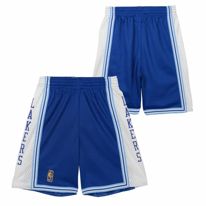 Youth Big Kids Mitchell and Ness Swingman Los Angeles Lakers Alternate Shorts Youth Big Kids Mitchell and Ness Swingman Los Angeles Lakers Alternate Shorts