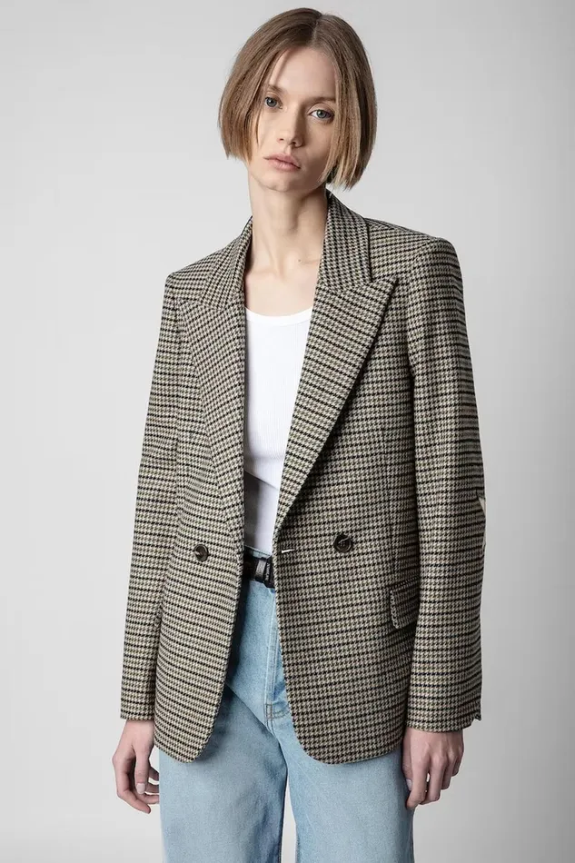 Zadig and Voltaire Jackets VISIT CAR BLAZER PICKLE 8211 Women