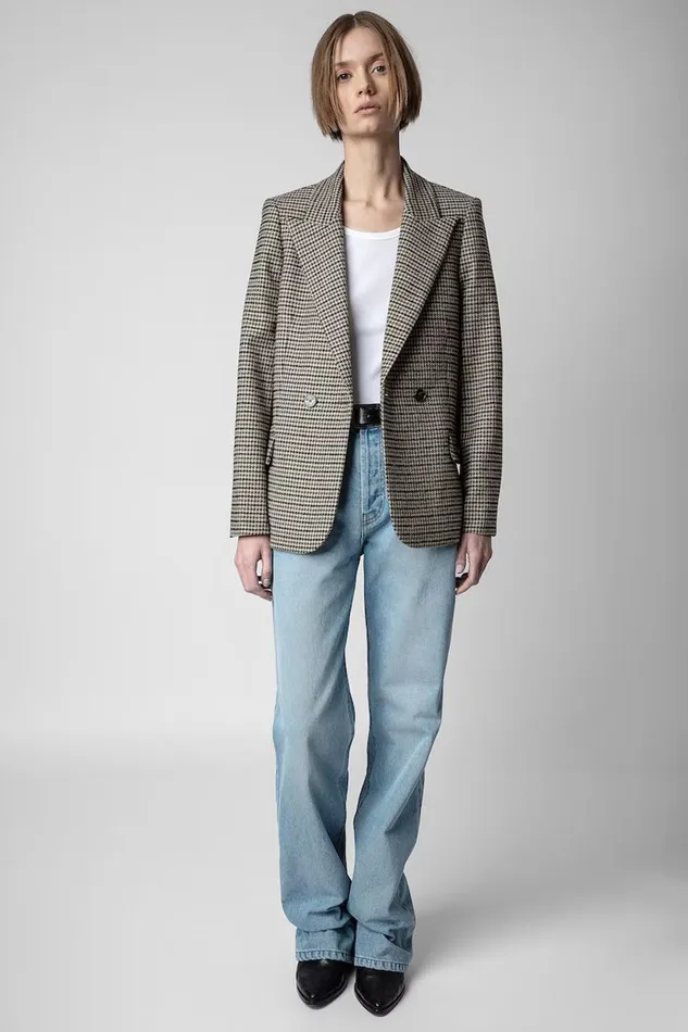 Zadig and Voltaire Jackets VISIT CAR BLAZER PICKLE 8211 Women Zadig and Voltaire Jackets VISIT CAR BLAZER PICKLE 8211 Women