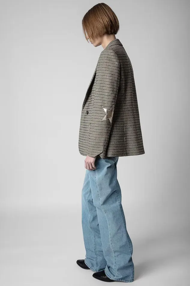 Zadig and Voltaire Jackets VISIT CAR BLAZER PICKLE 8211 Women Zadig and Voltaire Jackets VISIT CAR BLAZER PICKLE 8211 Women