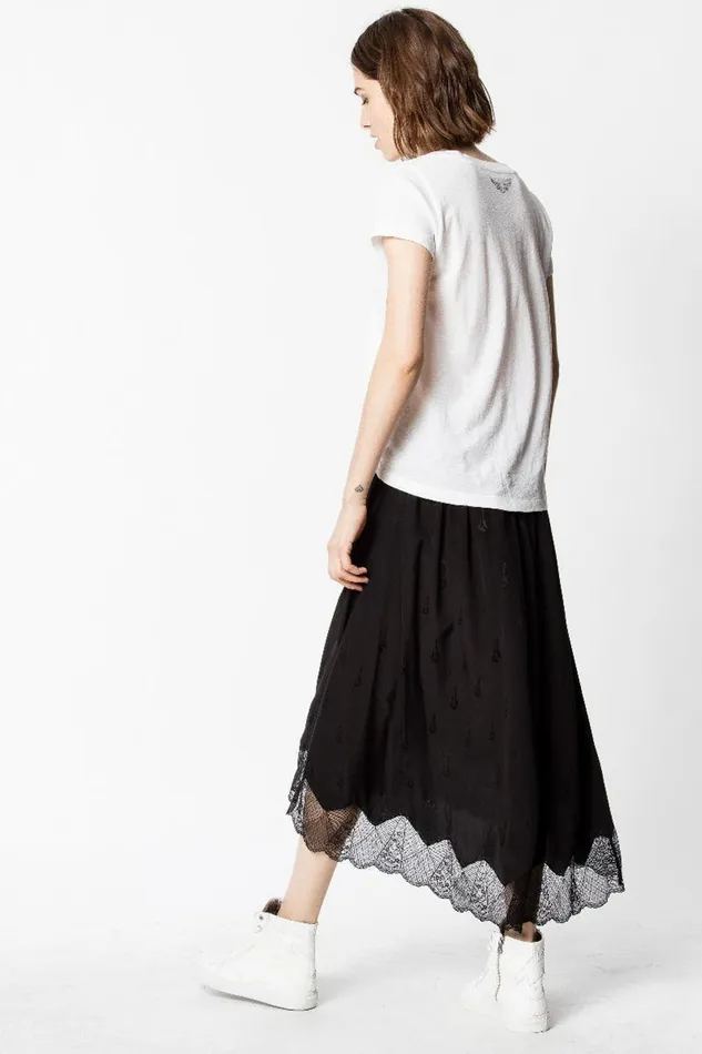 Zadig and Voltaire Skirts and Shorts JOSLIN JAC GUITAR SKIRT PERM BLACK 8211 Women Zadig and Voltaire Skirts and Shorts JOSLIN JAC GUITAR SKIRT PERM BLACK 8211 Women