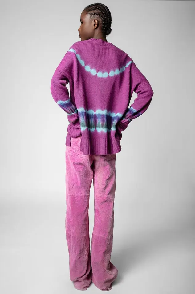 Zadig and Voltaire Sweaters and Knitwear MALTA WS TDYE MAUVE 8211 Women Zadig and Voltaire Sweaters and Knitwear MALTA WS TDYE MAUVE 8211 Women