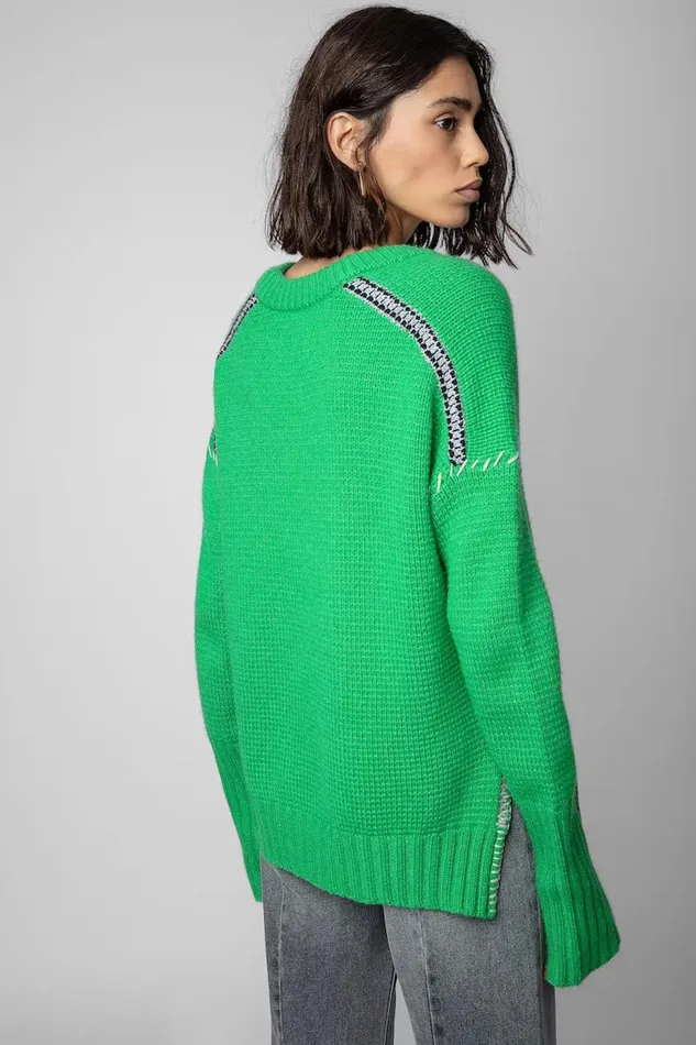 Zadig and Voltaire Sweaters and Knitwear NORTHA RC GREEN 8211 Women Zadig and Voltaire Sweaters and Knitwear NORTHA RC GREEN 8211 Women